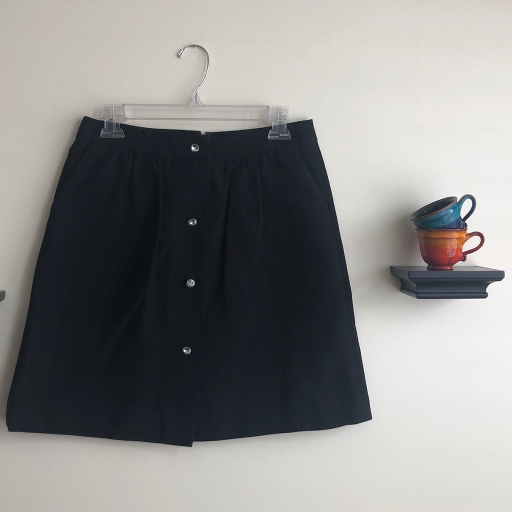 Talbots Button Front Skirt - image 1